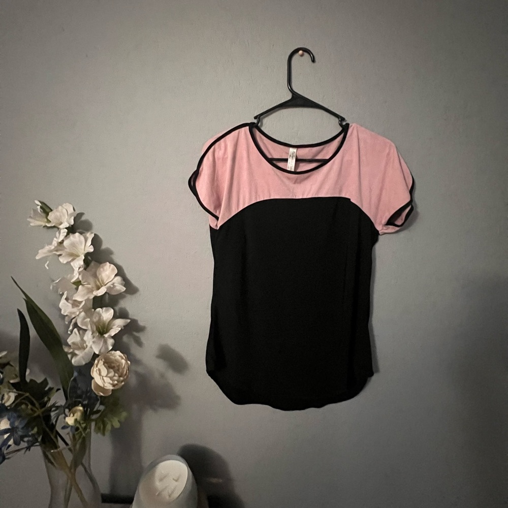 Black & Pink Blouse